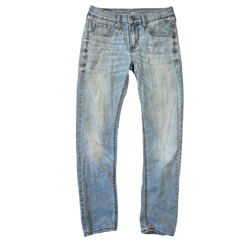 Levis Skinny Fit Mens Jeans 28x30 Light Wash Stretch Denim 44741-0179 Skater